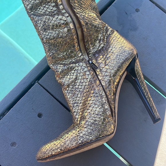 Jimmy Choo python boots size 39 - Picture 6 of 10